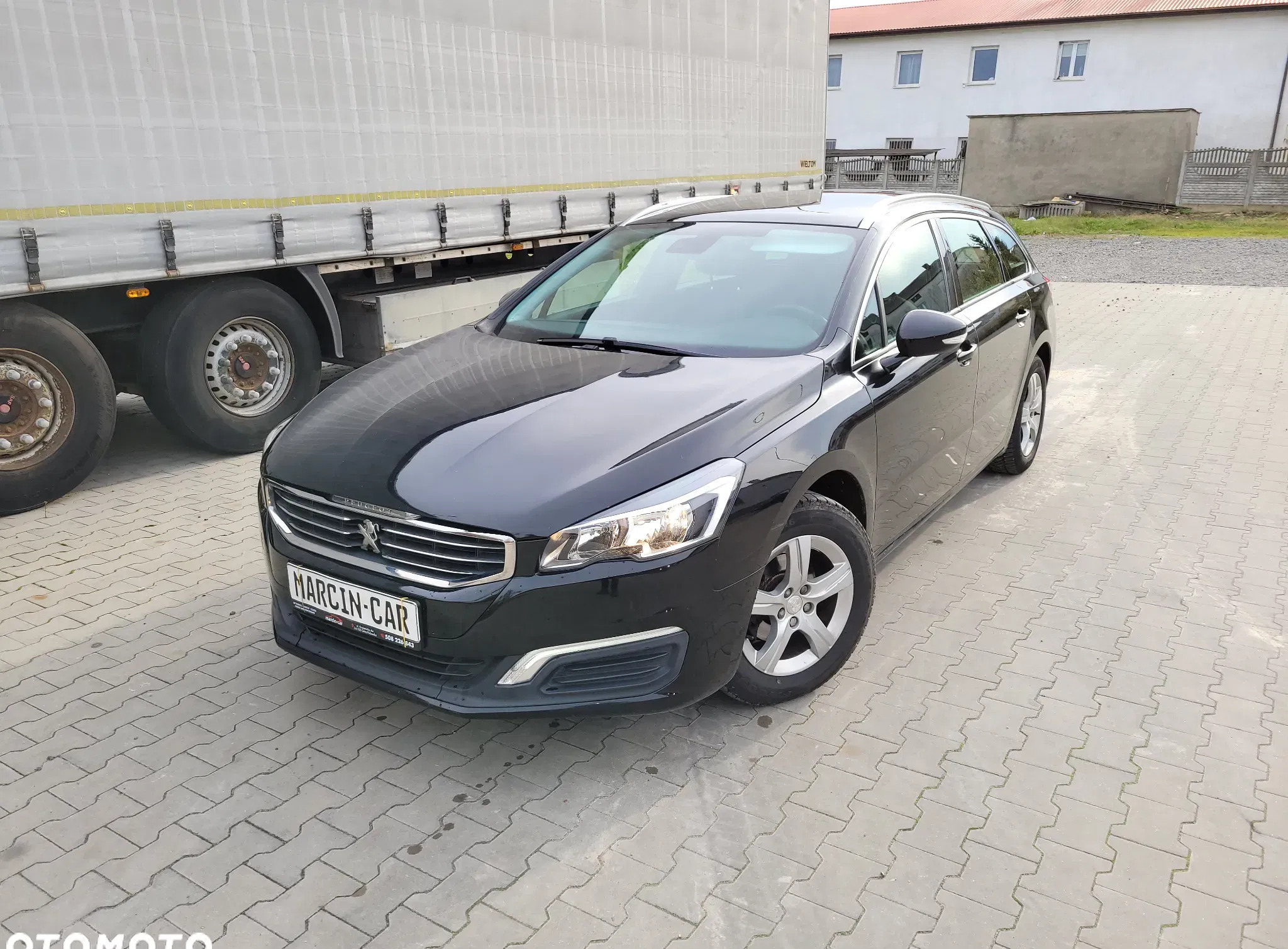 łódzkie Peugeot 508 cena 33900 przebieg: 226000, rok produkcji 2014 z Prabuty